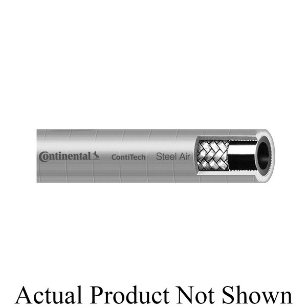 Air and Multi-Purpose Hose, 2 in Nominal, 266 in OD, 100 ft Coil Length, 500 PSI Working, -40 to 200 °F, Nitrile Synthetic Rubber Tube/Chemivic™ Synthetic Rubber Cover, Wrapped, Yellow, Import
