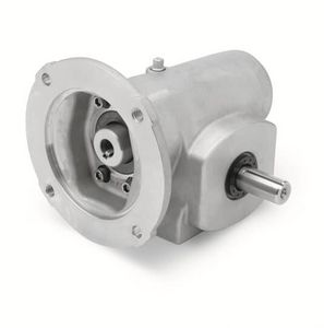 Right Angle Washdown Speed Reducer, Size 20, 20:1 Gear Ratio, 1.99 hp, Quill Input, Solid B Shaft Output, 1 in Output, 88 rpm Output Maximum Speed, 1750 rpm Input Maximum Speed, 796 in-lb, 2 in Centre Distance, 1-3/4 in L x 1/4 in W x 1/4 in H Keyway