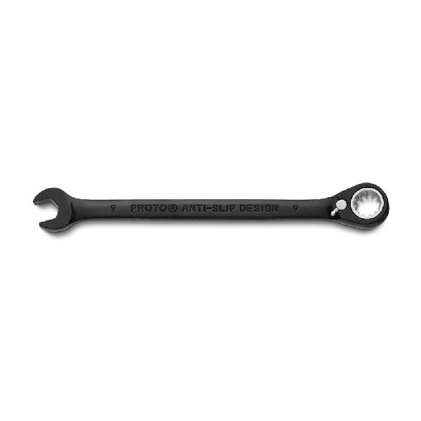 Wrench, Standard, 9 mm Wrench Opening, 4/6/12 Points, 5-15/16 in Overall Length, 15˚ Box Offset, 3/4 in Open End Width, 1/8 in Open End Thickness, 23/32 in Box End Width, 1/8 in Box End Thickness, 15˚ Head, Specifications Met: ASME B107.100-2010, Tet