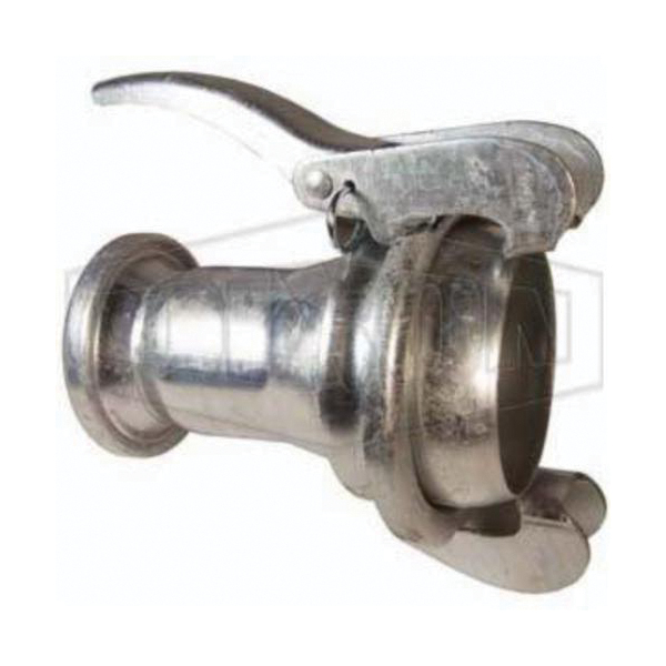 Quick Connect Increaser, Type B, Fitting/Connector: Quick-Connect, 10 x 12 Inch Nominal, MNPT x FNPT End Style, Steel, Hot Dipped Galvanized, Domestic