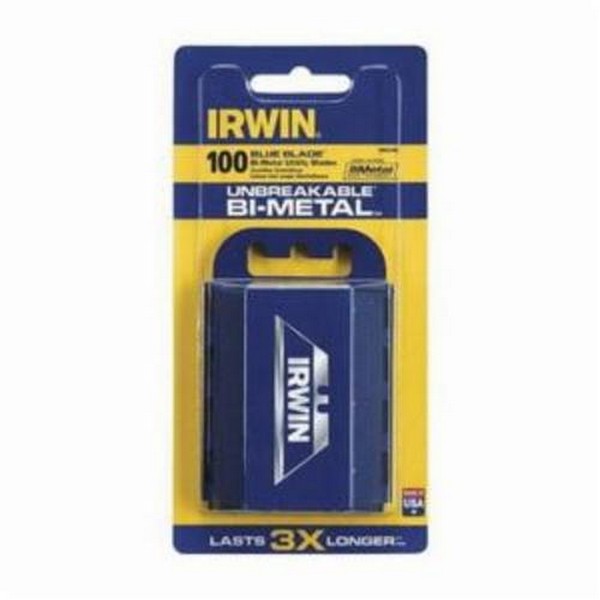 Utility Knife Blade, General Purpose, 0.025 in Thickness, 2 Points, Sharp Point/Straight Edge Blade Design, 2-3/8 in Blade Length, Bi-Metal, 3/4 in Blade Width, Compatible With: Most Standard Utility Knives