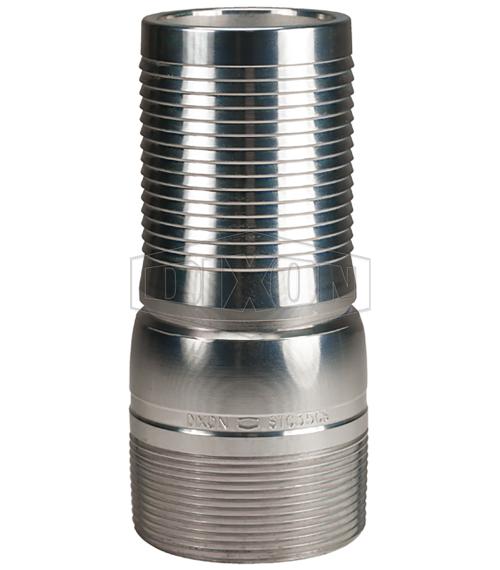 Combination (King) Nipple, Series: King Crimp, 2-1/2 in Nominal, NPT End Style, Carbon Steel