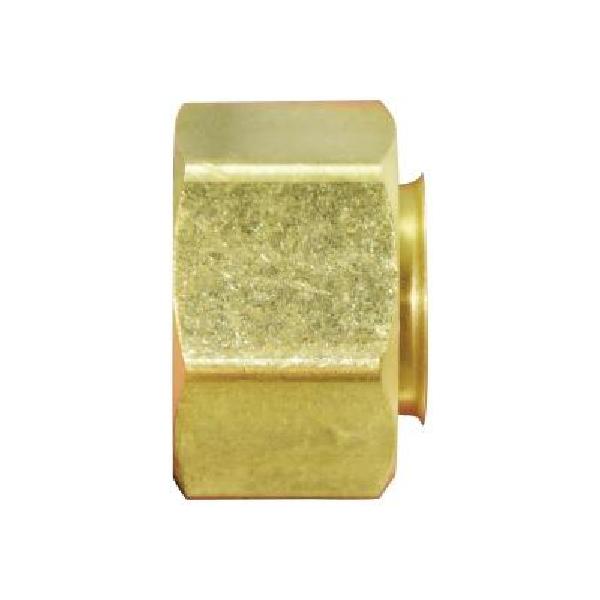 Captive Sleeve Nut, Nut, 3/8 Inch Nominal, Compression, 200 psi, -65 to 250 °F, Brass, 0.46 Inch Length, Import