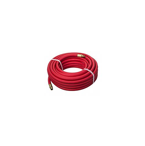 Hose, Multi Purpose, Series: HS1134F, MNPT End Style, 1 in ID, 1.406 in OD, 25 ft Length, 40 to 150 °F, PVC, Red, Import