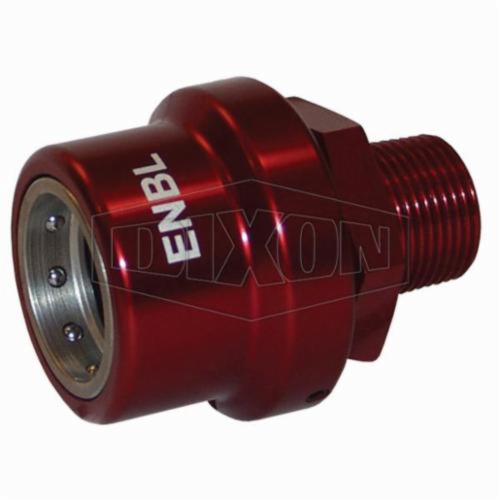 Engine Oil Nozzle, Series: Standard, 3/4 Inch Nominal, MNPT, Aluminum, Anodized, Red, Domestic