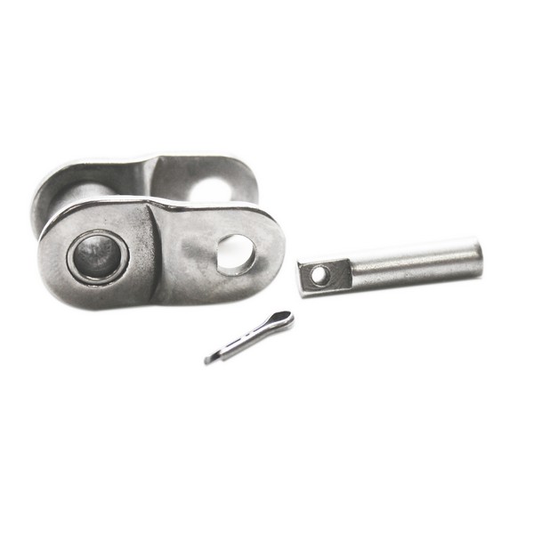 Corrosion Resistant Offset Link, 1/2 Inch Pitch, 40SS Chain, Stainless Steel
