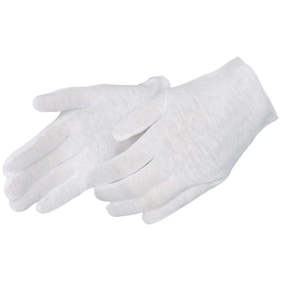 General Purpose Work Glove, Series: 4401, White, Reversible Cut Style, Cotton Lining