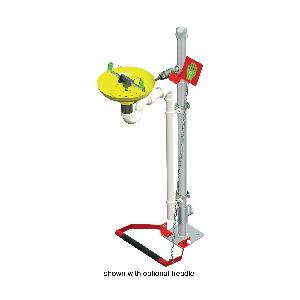 Eyewash Station, Floor Mounting, 316L Stainless Steel Valve, Chrome Plated Brass With Stainless Steel Mesh Eye/Face Wash Diffuser Fitting, 1-1/4 in FNPT Fitting, 12.4 in Width, 12.4 in Depth, 45.5 in Height, Specifications Met: ANSI Z358.1 2014, EN 15154, OSHA Approved, UL Listed