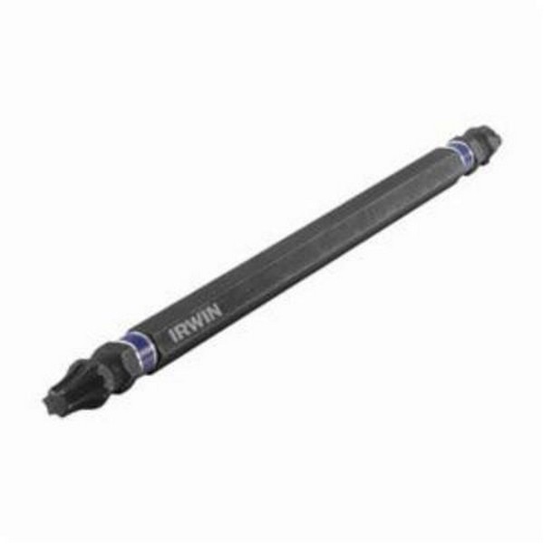 Impact Double Ended Bit, Combination Heavy Duty SAE, Series: Impact Performance Series™, T25/#2 Point, Phillips®/Torx® Point, 6 in Overall Length, 1/4 in Drive/Shank, Cold Forged High Grade Steel, Black Oxide