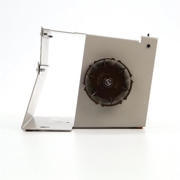 Label Protection Dispenser, Pull and Cut, 3/4 Inch Tape Width, Metal, Gray