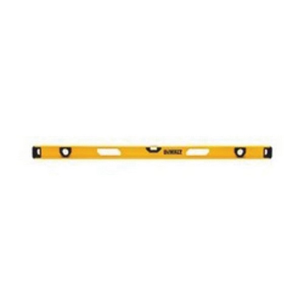 I-Beam Level, Non-Magnetic Premium, 0.0005 in Accuracy, 48 in Length, 3 in Width, 3 Vials, Vial Positions: (1) Level/(2) Plumb, Acrylic Vial, Block Vial, Aluminum, Matte, Black/Yellow