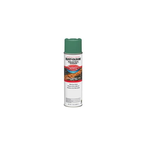 Construction Marking Paint, Water Based, Series: M1400 System, 17 oz Container, Aerosol Container, Liquid Form, Safety Green