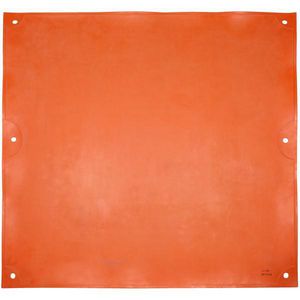 Insulating Blanket, Non-Slotted Ozone-Resistant, Series: 187-4, 36 in Length, 36 in Width, Orange, Class: Class 4, Natural Rubber, Specifications Met: ASTM 1048-14