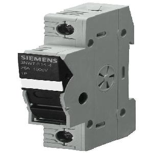 Cylindrical Fuse Holder, SZ NH0 Sealable, 1000 VAC, 25 A, 1 Pole, Class: gPV, 18 to 4 AWG Wire, Surface Mount, 38 mm Fuse Length, 10 mm Fuse Dia, -22 to 55 °C With: Photovoltaic Cylindrical Fuse System, Ceramic/Plastic, 85 mm H x 18 mm W x 6