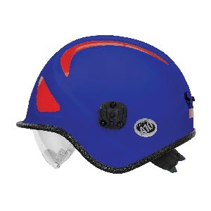 Ambulance & Paramedic Helmet, Euro Style, Series: A10™ 813, Universal, Fits Hat Size: 52 to 64 cm, Blue, DuPont® Kevlar® Composite Outer Shell, Polyurethane Inner Shell, Mesh Liner Suspension, 11.2 in L x 9.3 in W