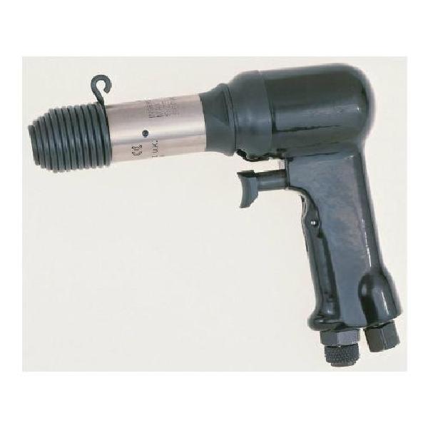 Aerospace Riveter, Industrial Super Duty, 1/4 in Dia Rivet, 4 in Stroke Length, 1725 bpm Speed, 13 cfm Air, 1/4 in NPT Air Inlet, 3/8 in Minimum Hose, Offset/Pistol Handle, 94.2 dB Sound Level, 8-3/4 in L Dimensions