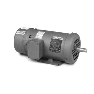 AC Motor, 1 HP, 208/230/460 VAC, 3.1/3.4/1.7 A, 60 Hz Frequency, 3 ph, 1760 RPM Speed, 1 Speed, Totally Enclosed Fan Cooled Enclosure, 143TC Frame, 7/8 in Shaft, Reversible Rotation, 1.15 Service Factor, Ball Bearing, 2.95 ft-lb Torque, C-Face/Rigid Base Mounting, 40 C°, Insulation Class: Class F, Steel, 17.86 in L x 10.25 in W Dimensions