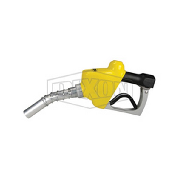 Nozzle, Diesel Service, 27 gpm, 1 Inch FNPT Inlet, 1-1/8 Inch Spout Outlet, 20 psi, Aluminum