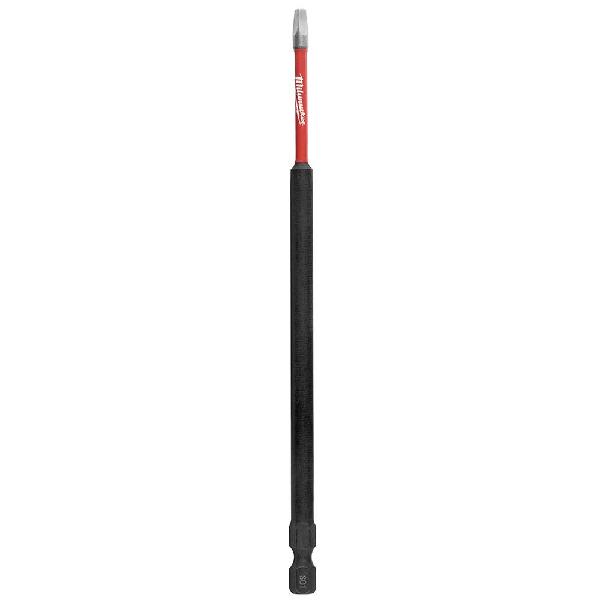 Driver Bit, Impact Duty Power, Series: SHOCKWAVE™, #1 Point, Square Point, 6 in Overall Length, Hex Shank, 1/4 in Dia Shank, Alloy76™ Steel