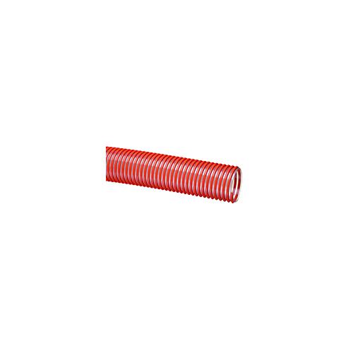 Material Handling Hose, Heavy Duty, Series: MULCH, Hose End Style, 6 in ID, 6.79 in OD, 100 ft Length, 25 psi Working, -4 to 150 °F, PVC, Transparent, Domestic