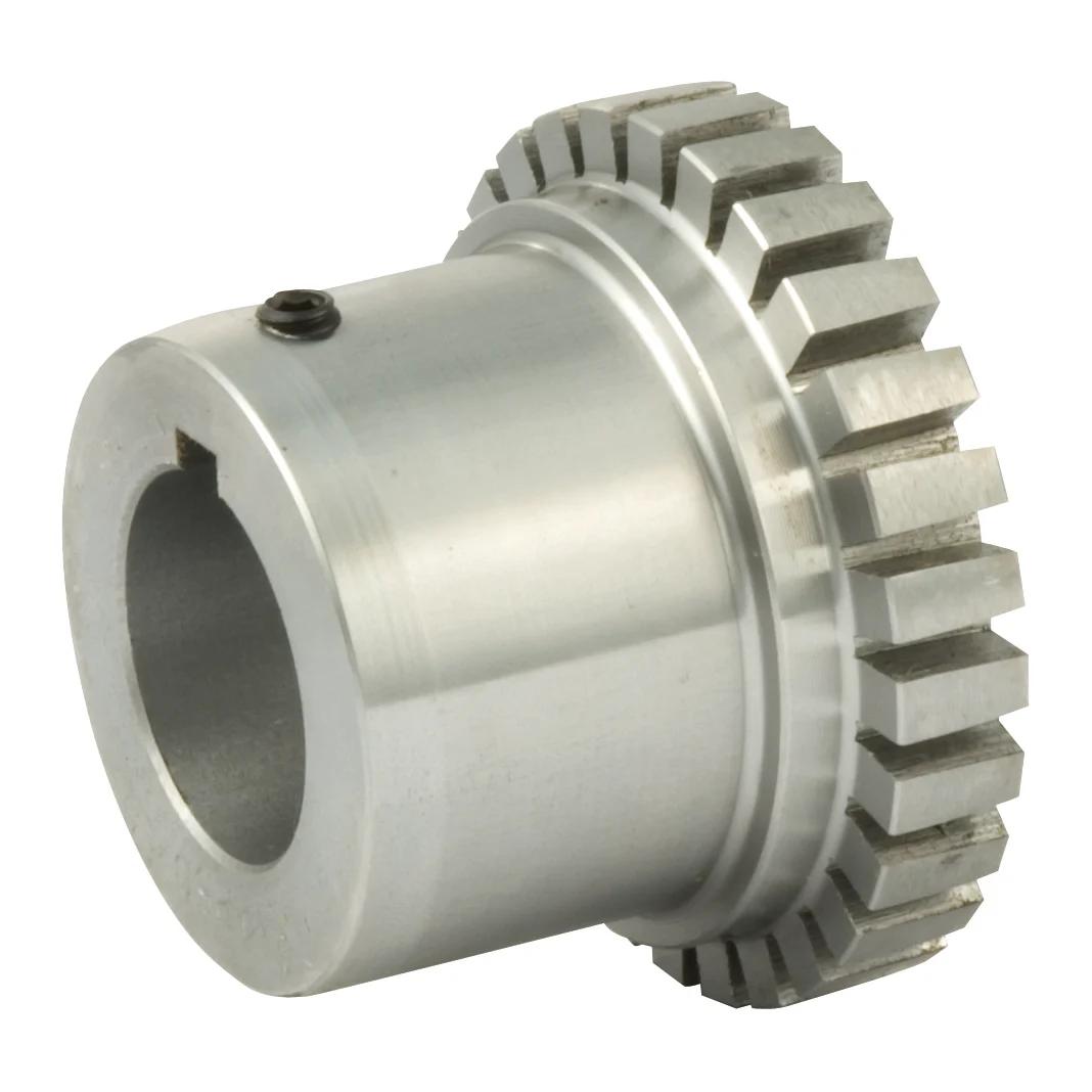 Hub Grid Coupling Part, Standard, 1080T Coupling, 1.06 in Bore, 4.12 in Diameter Hub, 4750 RPM Maximum, 3.5 in Length Through Bore, Steel