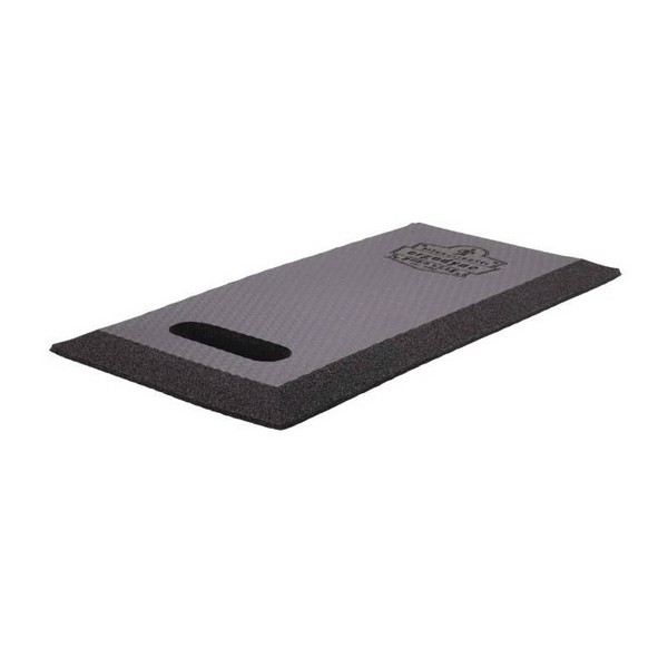 Kneeling Pad, Standard, Series: 380, 21 in Length, 14 in Width, 1 in Thickness, Closed Cell Foam, Black, Straight Edge