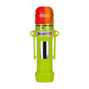 Safety and Emergency Beacon, Dual Flashing, Series: 939-AT293, LED Lamp, Amber/Red, 165 to 185 fpm Flash, <gt/>20 hr Average Life, Specifications Met: ANSI Class 1, NFPA Division 2/Zone 2, PROP65: <lt/>warning message<gt/>, ABS Plastic Housing Materi