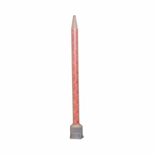 Static Mix Nozzle, Stepped Tip, Specifications: 24 Elements, 10 mm Dia x 11.2 in L, 10:1 Mix Ratio, For Use With: 490 mL F Style Cartridges