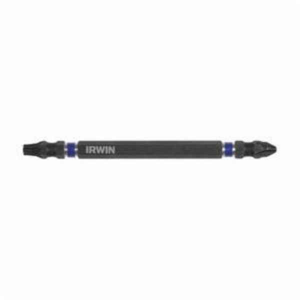 Impact Double Ended Bit, Combination Heavy Duty SAE, Series: Impact Performance Series™, T25/#2 Point, Phillips®/Torx® Point, 4 in Overall Length, 1/4 in Drive/Shank, Cold Forged High Grade Steel, Black Oxide