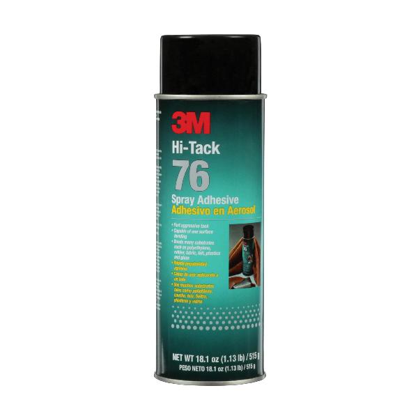 High Strength Spray Adhesive, Aerosol Can Container, 24 fl-oz Container, 18.1 oz Net Weight, 100 sq-ft/gal Coverage, 1 to 2 min Drying, 1 to 60 min Setting, 60 min Curing, Clear