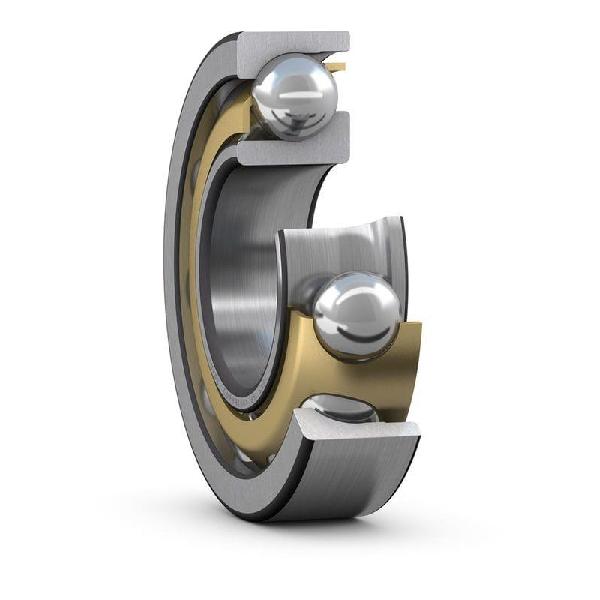 Single Row Angular Contact Ball Bearing, 60 mm Inside Diameter, 130 mm Outside Diameter, 31 mm Overall Width, 40° Contact Angle, Open, No Snap Ring, Brass Cage