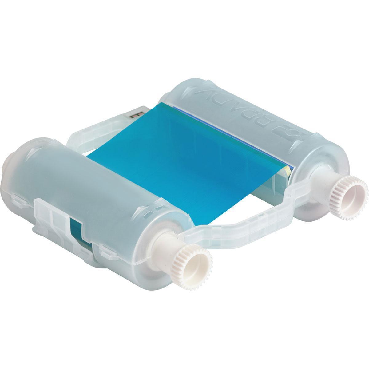 Printer Ribbon, 1-Color Heavy Duty, Series: B30 R10000, 200 Foot Length, 4.33 Inch Width, For Use With: BBP®30/33 Label Printer, BBP®31 Sign and Label Printer, BBP®35 Multi-Color Sign and Label Printer, BBP®37 Color and Cut Sign and Label Printer, Resin, Process Cyan