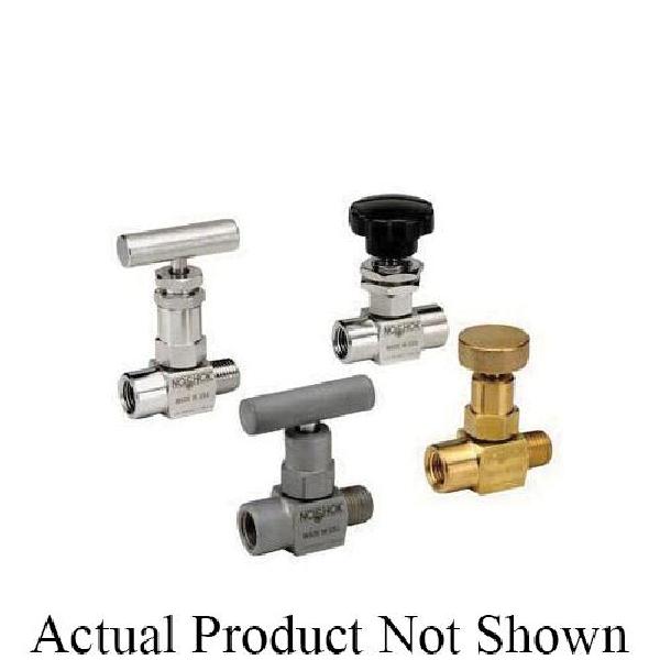 Needle Valve, Hard Seat, Series: 100 Mini, 1/4 in Nominal, MNPT x FNPT, 10000 psi, 316 Stainless Steel Body, 316 Stainless Steel Trim, FKM O-Ring