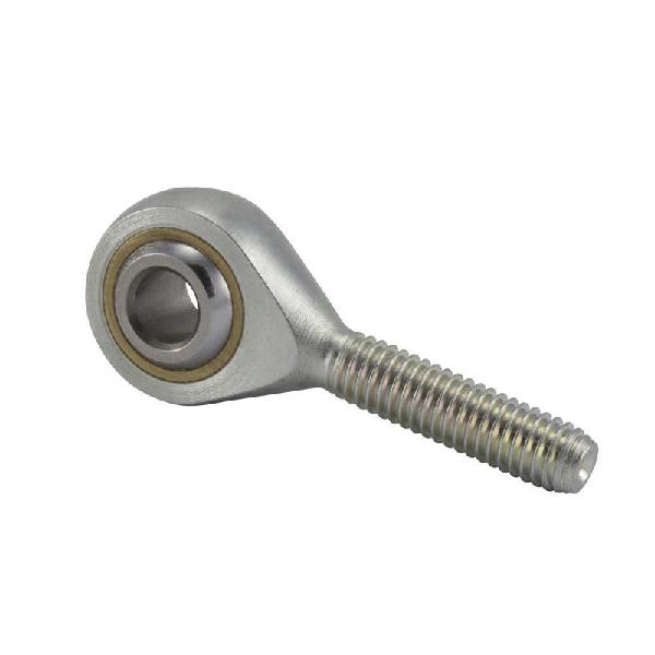 Spherical Plain Rod End, Male, Series: SM Series, 4 mm Bore Dia, 14 mm Outside Dia, 7 mm Width, M4x0.7 Thread, 30 mm Center Line Length, 5300 N, -30 to 120 deg C, Carbon Steel, 37 mm H