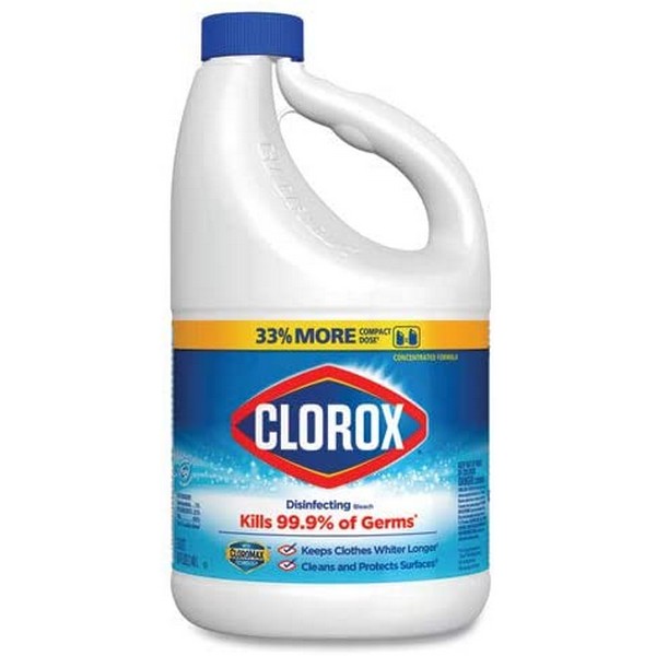 Regular Bleach, 81 oz Bottle, With CloroMax, 6/Case