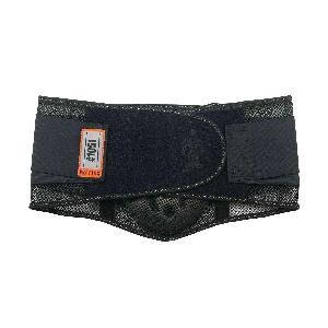 Back Support Brace, Series: 1051, XL, Fits Waist Size: 38 to 42 in, 10 in Width, Mesh, Black, Hook and Loop Closure