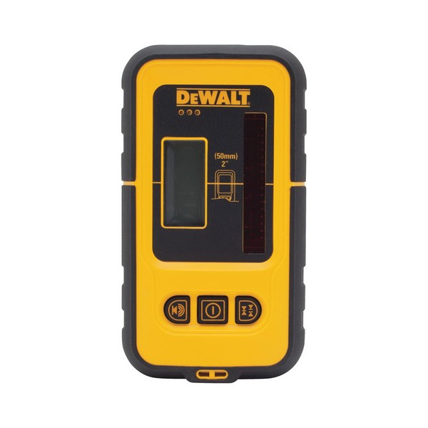 Line Laser Detector, Impact Resistant, For Use With: DW088K, DW089K, DW0811, DW0822, DW0851 Self-Levelling Spot Beam and Horizontal Line, Specifications: 165 ft Working Range, (2) AA Batteries, +/-1/32 in Tolerance, Plastic, 4.75 in L x 2.6 in W x 1.