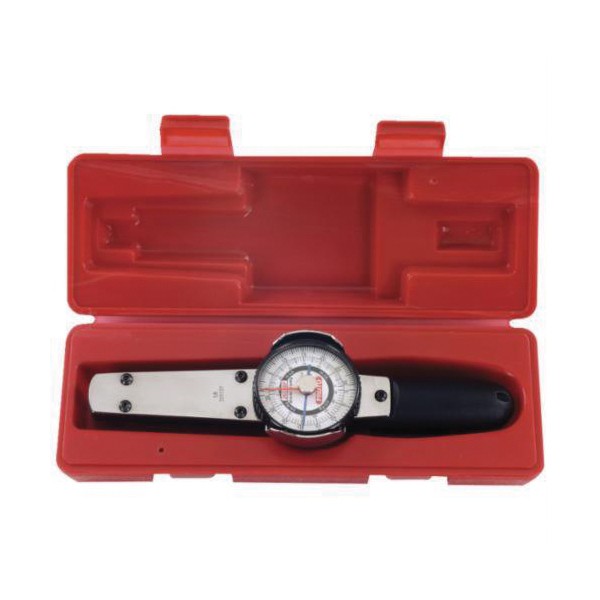 Dial Torque Wrench, Dual Scale, 3/8 in Drive, 50 to 250 in-lb, Head Fixed/Ratcheting, Graduations: 5 in-lb, 10 in Overall Length, CW/CCW Rotation, +/-3 % Accuracy, 5000 Cycles Minimum, Plain Grip Handle, Specifications Met: ASME B107.14M, ISO 6789, A