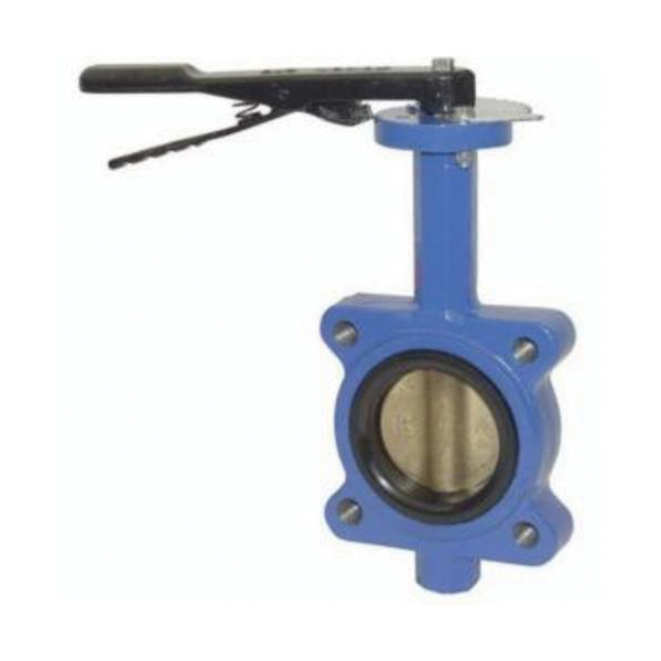 Butterfly Valve, Threaded Lug Style, 2 Inch Nominal, 150 lb Pressure Class, 70 °F, Ductile Iron Body, Aluminum Bronze Disc Material, Stainless Steel (Stem) Stem & Pin Material, PTFE Bushing Softgoods