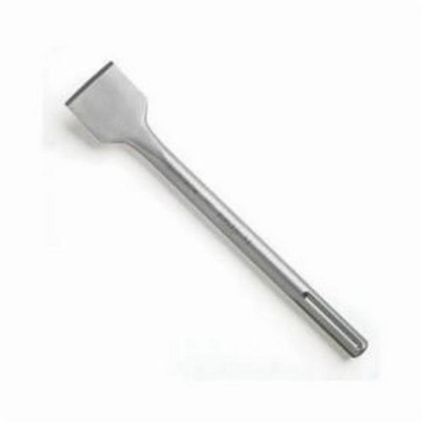Scraping Chisel, Angled, For Use With: Demolition Chisel Hammer Bits, 2 in Head Width, 12 in Overall Length, SDS Max® Shank, Steel
