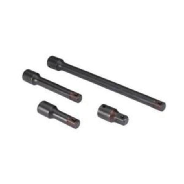 Socket Extension Set, Yes Impact Rated, Measurement System: Imperial, 4 Piece, 1/2 in Drive, Black Oxide