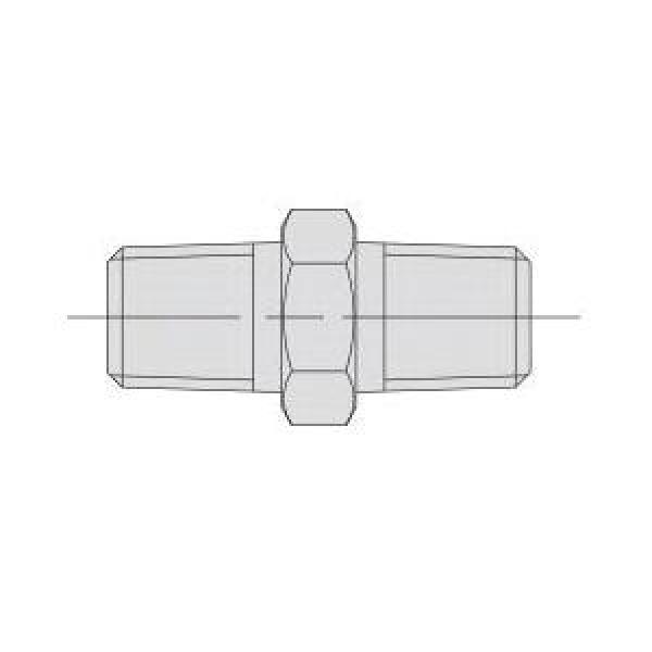 Male Connector, Straight, 3/8 in Nominal, Male NPTF End Style, 1-11/16 in Length, 10000 psi Pressure, Steel