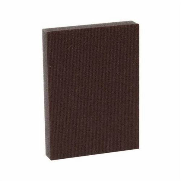 Sanding Pad, Series: Pro-Pad™, 4 in Overall Length, 2-7/8 in Overall Width, 1/2 in Overall Thickness, 80 Grit, Medium Grade, Aluminum Oxide Abrasive, Applicable Materials: Metal, Paint, Plastic and Wood, 2 Abrasive Sides, Red