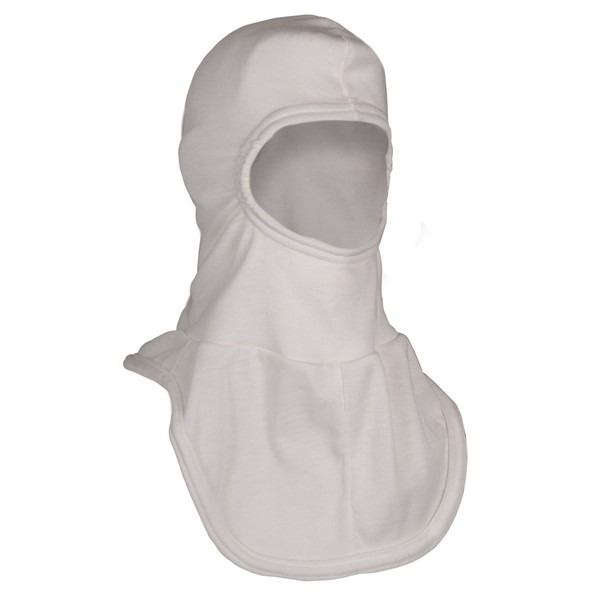 Flame Resistant Balaclava, Double Layer, Universal, White, DuPont™ Nomex®, 6 Oz Fabric Weight