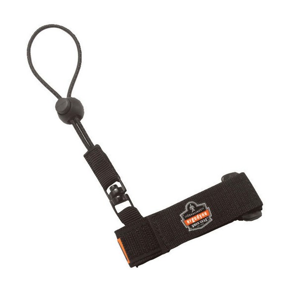 Tool Lanyard, Pull-On Universal, Series: 3114, 3 lb Capacity, Carabiner Connection, Black