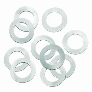 Arbor Shim, 1 in Inside Dia, 1-1/2 in Outside Dia, 0.01 in Thickness, +0.011 in/-0.000 in , +/-0.002 in, 80000 PSI Tensile, B90 Hardness, Full Hard Steel/Low Carbon Steel