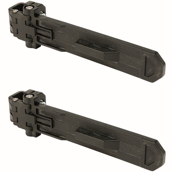 DS Bracket, For Use With: DS Carriers, 176 lb Capacity, Plastic, Black, 10-5/8 in L x 2-3/4 in W x 2-7/8 in H