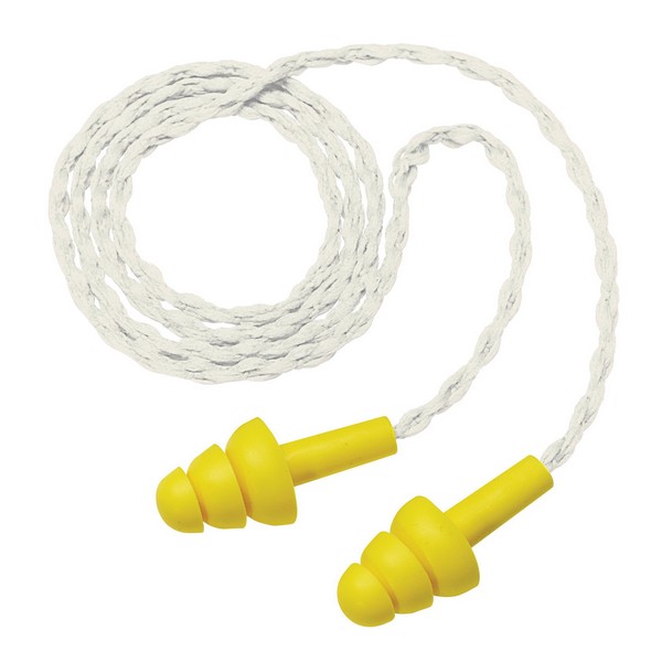 Earplugs, Corded, Poly Bag, 400 Pair/Case