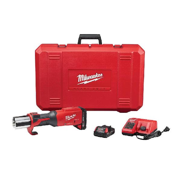 Press Tool, Series: FORCE LOGIC™, 1/2 to 4 in Capacity, 18 V, Black/Red, 14.17 in L x 4.5 in H