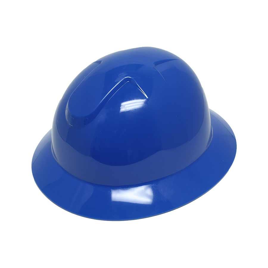 Hat, Cap Style, Universal Size, Blue, Polyethylene, 6-Point Suspension, ANSI Electrical Class Rating: Class C, ANSI Impact Rating: ANSI Z89.1, Ratchet Adjustment